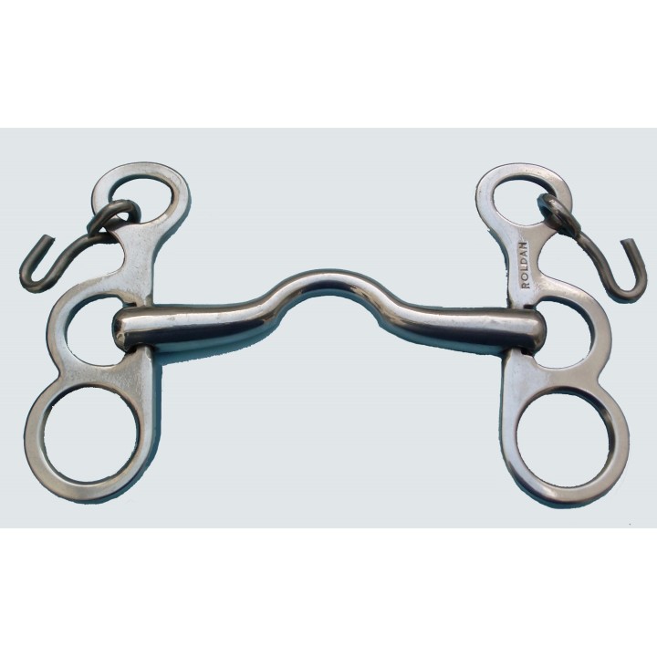 Bocado Barcelona De Acero Inoxidable Embocadura Inglesa