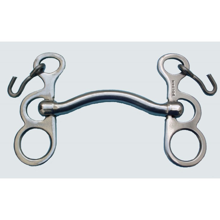 Bocado Barcelona De Acero Inoxidable Embocadura de Arco