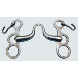 Bocado Barcelona De Acero Inoxidable Embocadura Cuello Ganso