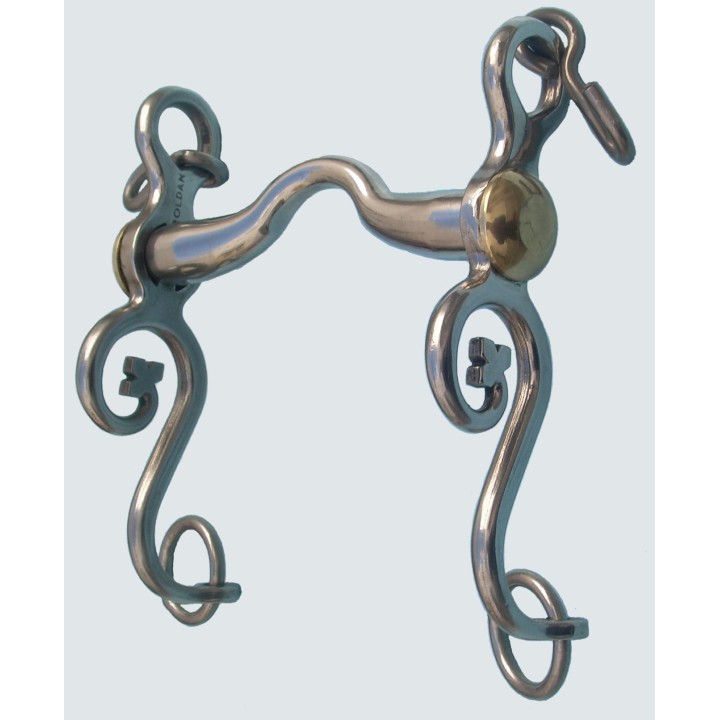 Bocado Modelo Real Escuela de Acero Inoxidable Embocadura Inglesa